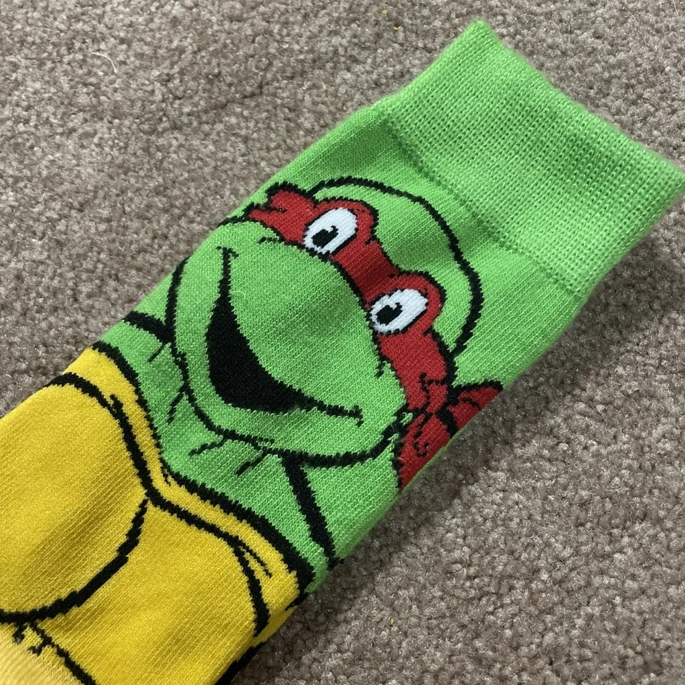 Nickelodeon Teenage Mutant Raphael Ninja‎ Turtles Adult Crew Socks